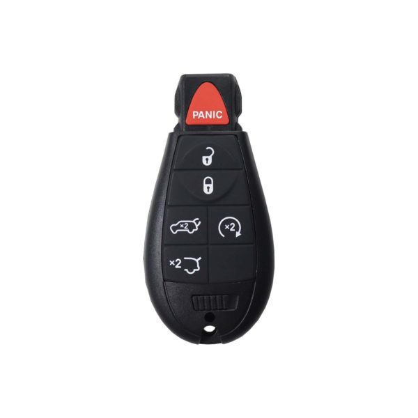 Chrysler, Dodge, Jeep - Grand Cherokee, Libe + Others | Complete Remote Key (5+1 Buttons,  Blade, 433MHz Frequency)