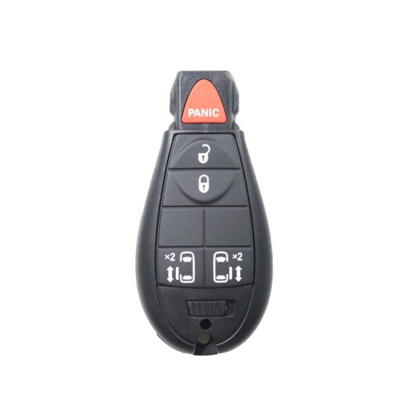 Chrysler, Dodge, Jeep - Grand Cherokee, Libe + Others | Complete Remote Key (4+1 Buttons Lock, Unlock, Rr Door & Lr Door)