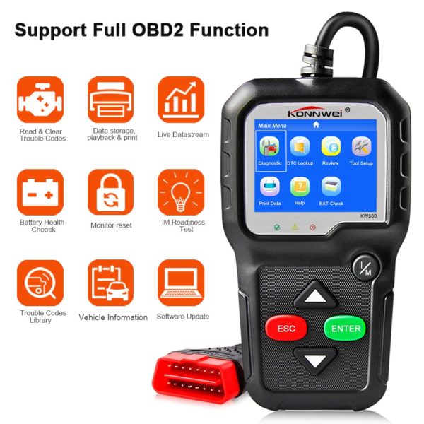 Konnwei KW680 Diagnostic Scan Tool