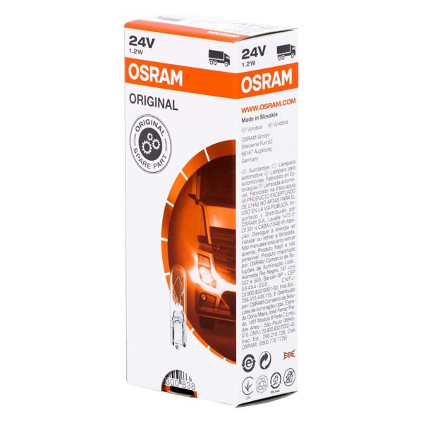 Truck 24V 1.2W Bulb – Interior – OSRAM 2741 - Image 2