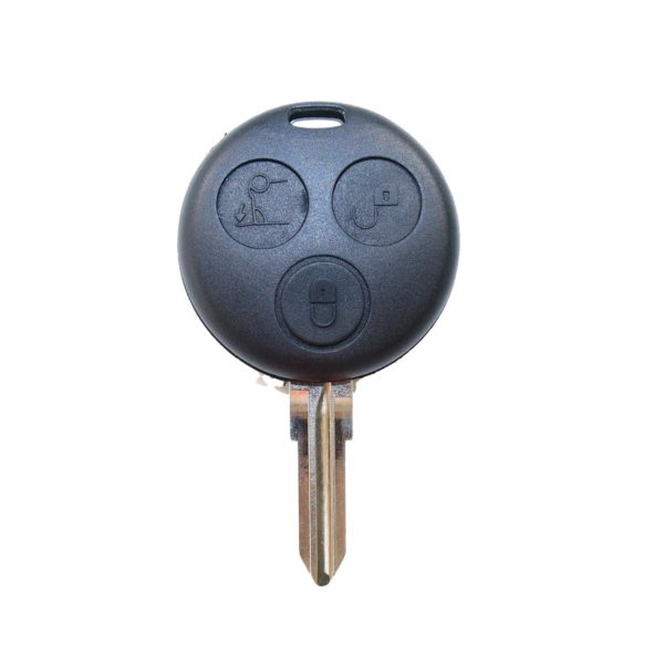 Mercedes Benz - Smart for two & for four | Remote Case & Blade (3 Buttons, YM23 Blade)