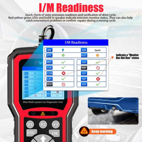 Vident iMax4304 Car Diagnostic Tool | GM, Chevrolet, Cadillac | Full System Diagnostic Scan Tool (Special & Service Functions) - Image 9