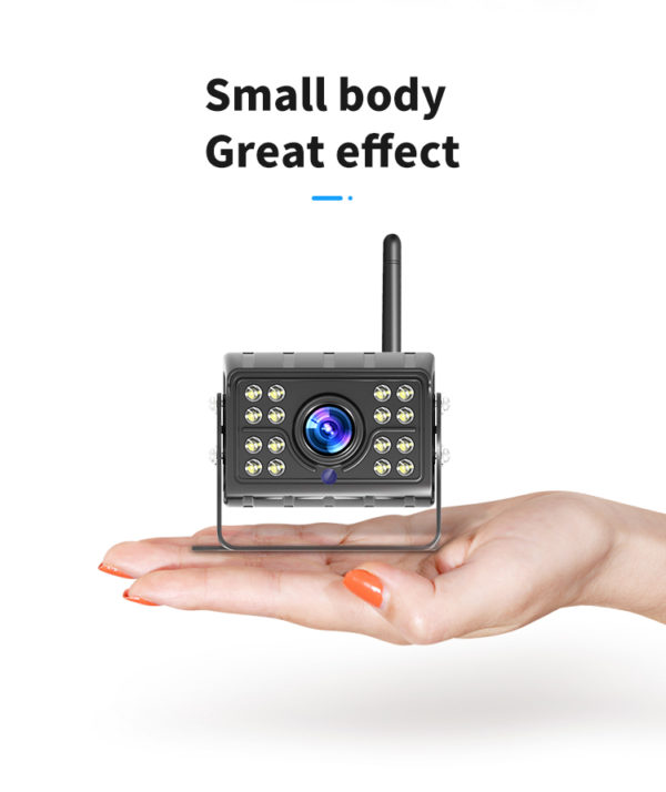 1080P Wireless Reversing System with 7-Inch Screen, 4 Cameras, and 800M Range for 12-24V Cars, Buses, and Trucks - Image 5