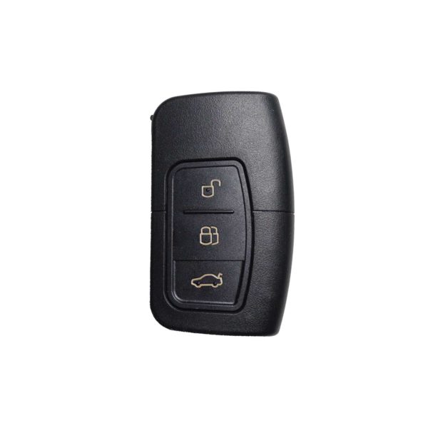 Ford - Mondeo, Fiesta, Focus, Titanium, C-Max, Kuga, Refit | Remote Case & Blade (3 Buttons, HU101 Blade)