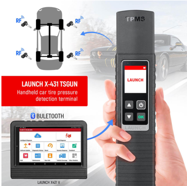 Launch X-431 TSGUN | TPMS Programmer | X-431 Integrated Accessory - Image 4