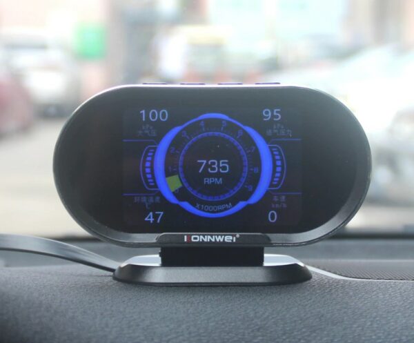 KONNWEI KW206 | Heads Up Display (HUD) with OBD2 Car Diagnostic Screen - Image 2