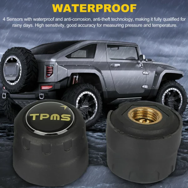 Bluetooth External TPMS Sensor with iOS & Android App | Real-Time Tire Pressure Monitoring for Cars - Image 8