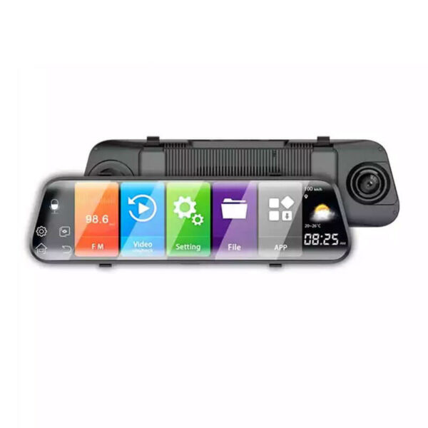 Car Rear View Mirror Bluetooth & Reverse Park Camera | 10 inch HD Touch Screen | GPS | WiFi | 4G - Image 4