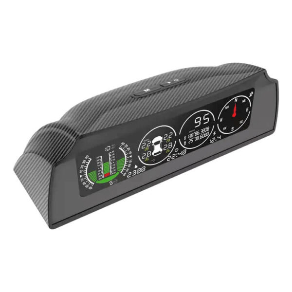 Autool 4x4 X91 Smart HUD Slope Meter | Tire Pressure Monitoring System (TPMS) | GPS | Car Compass - Image 2