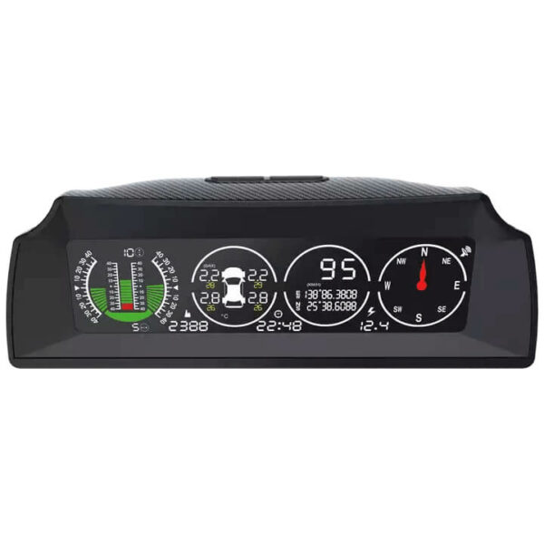 Autool 4x4 X91 Smart HUD Slope Meter | Tire Pressure Monitoring System (TPMS) | GPS | Car Compass - Image 3