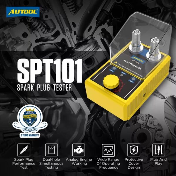 Autool SPT101 Spark Plug Tester with Dual Testing Holes - Image 4