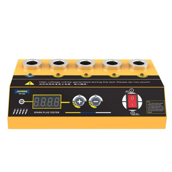 Autool SPT360 Car Spark Plug Tester with 5 Adjustable Testing Holes