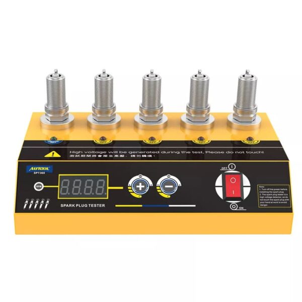 Autool SPT360 Car Spark Plug Tester with 5 Adjustable Testing Holes - Image 2