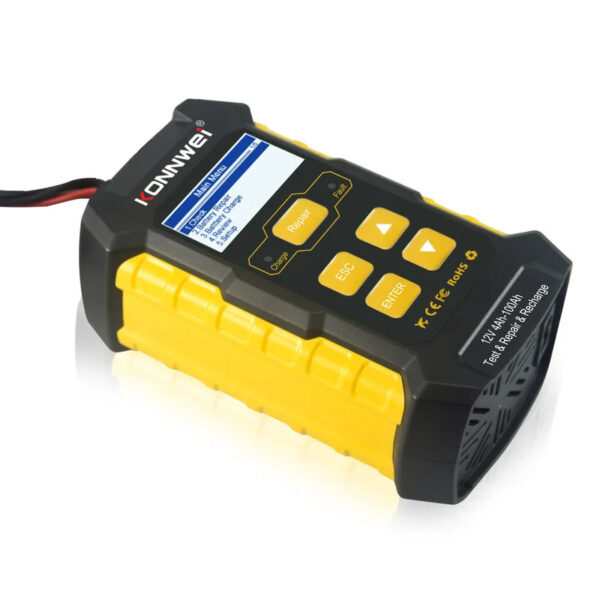 Konnwei KW510 3-in-1 Car Battery Tester 12V, Charger 5A & Pulse Repair - Image 3