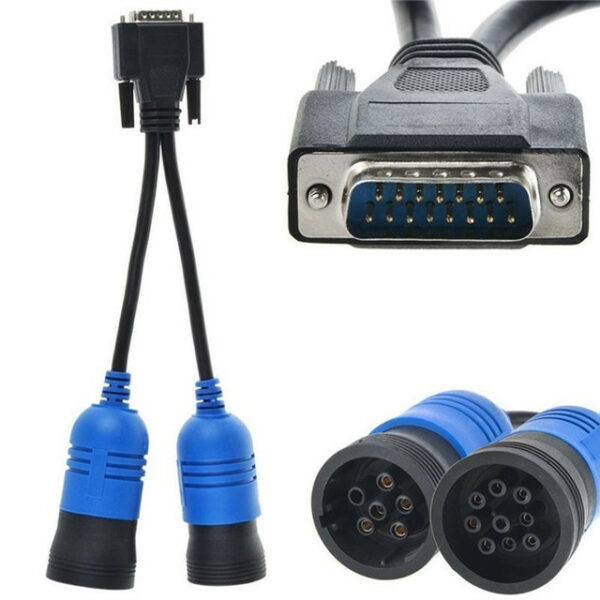 405048 6 Pin & 9 Pin Y Deutsch Cummins Adapter For Nexiq - Image 2