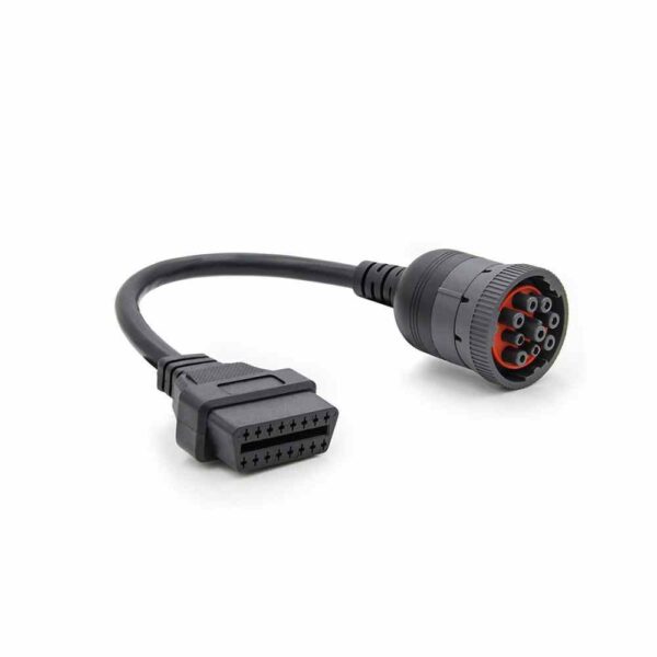 Truck Female 9 Pin to 16 Pin OBD2 Interface J1939 - Image 2