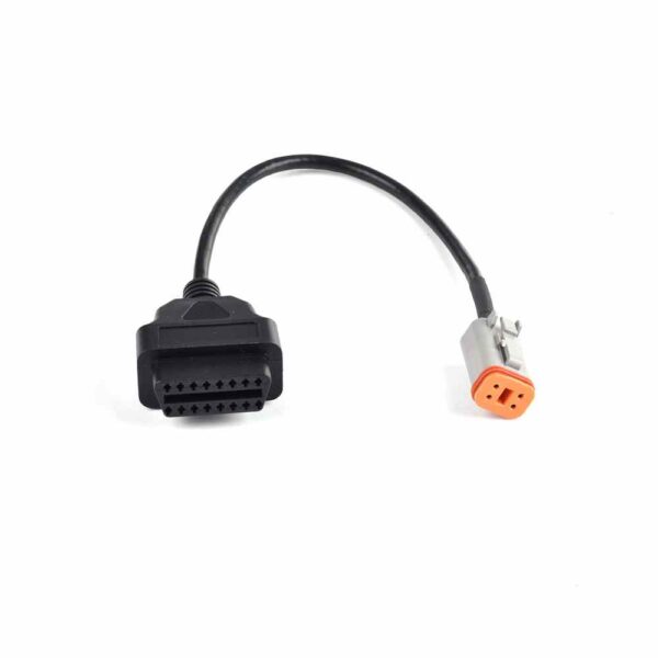 Harley Davidson Motorcycle 4 Pin to 16 Pin OBD Connector Diagnostic Cable