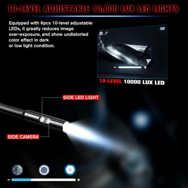 Autel MaxiVideo MV480 Inspection Camera Videoscope / Borescope Dual Cameras, High-Resolution - Image 8