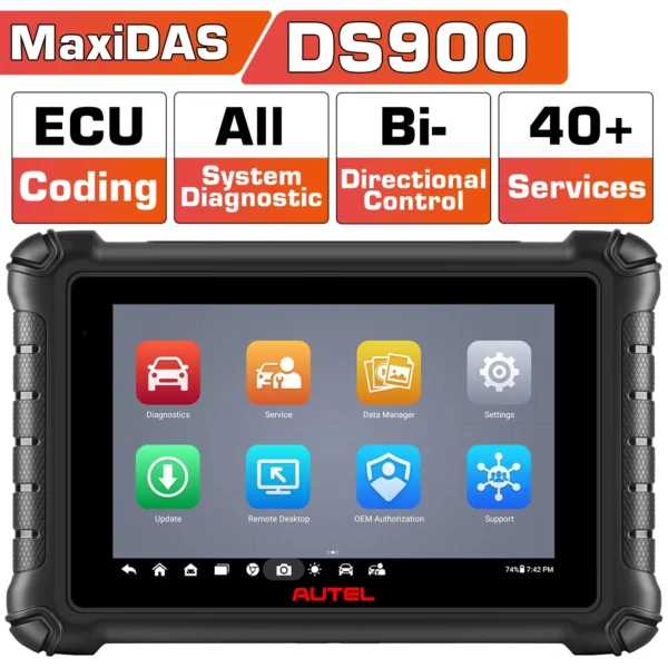 Autel MaxiDas DS900 | All Systems Diagnostic Scanner, ECU Coding, Active Tests - Image 2