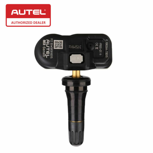 Autel Universal Tyre Replacement Sensor (Rubber) for Cars | (OE-level fit - 315MHz / 433MHz) - Programmable TPMS MX-Sensor