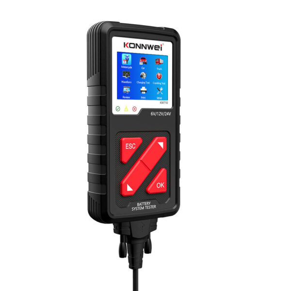 Konnwei KW710 Battery Tester | 6V 12V & 24V | Cars Trucks & Motorcycles - Image 3