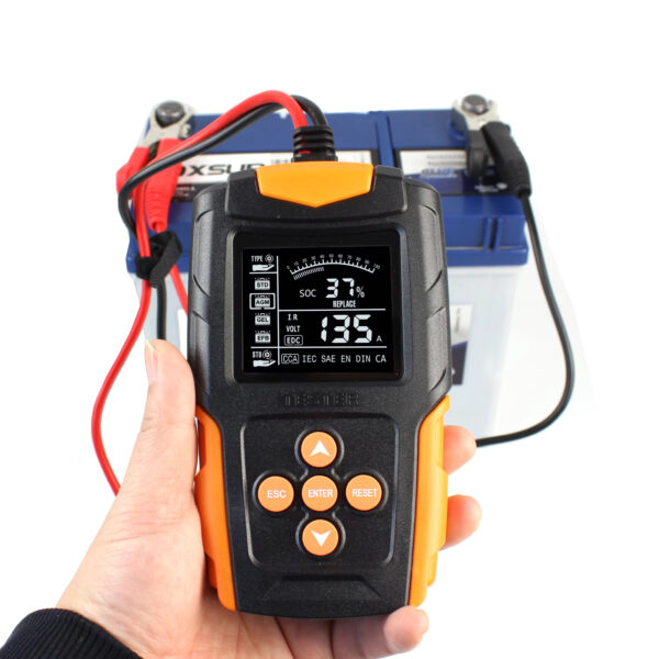 Car & Truck Battery Tester 12V 24V DC Charger Analyzer Capacity Load Tester Cranking System Test 40-2000CCA - Image 4