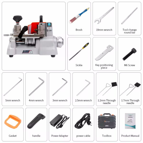 Xhorse Condor XC-009 Key Cutting Machine for Single-Sided and Double-sided Keys - Image 6