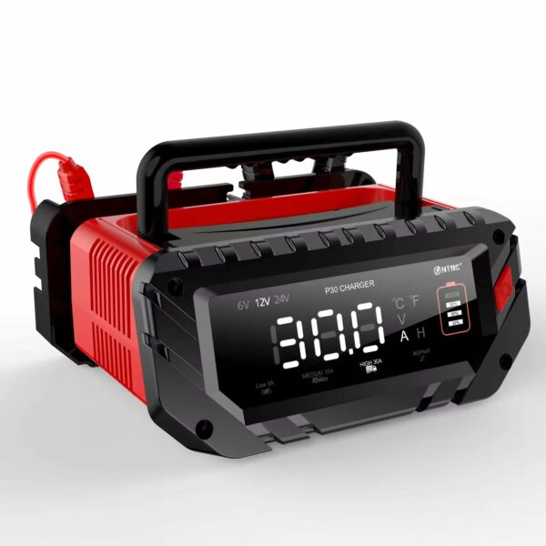 Automatic Smart Car Battery Charger for LiFePO4 Batteries, 12V 24V 30A - Image 3