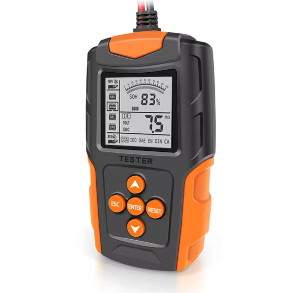 Car & Truck Battery Tester 12V 24V DC Charger Analyzer Capacity Load Tester Cranking System Test 40-2000CCA - Image 2