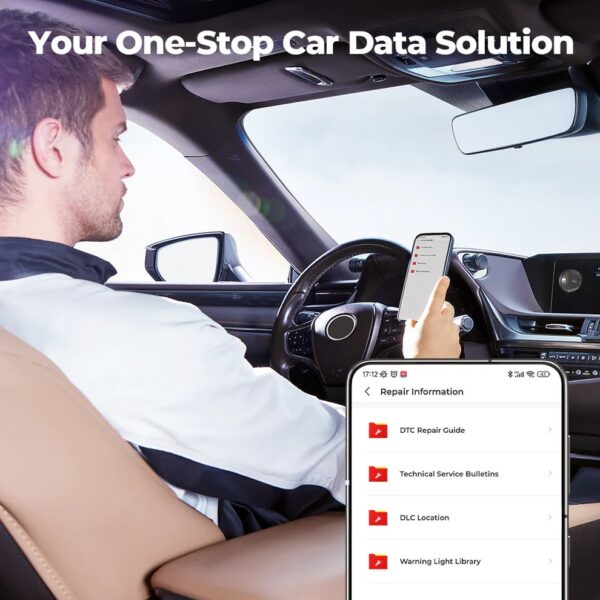 Topdon TopScan Lite Diagnostic Scanner - Compact OBD2 - Essential Maintenance Functions | Bluetooth Connectivity | iOS & Android Compatible - Image 20