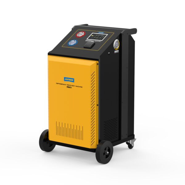 AUTOOL LM708 Refrigerant Recovery Machine - Dual System for R-134a & HFO-1234yf, 7-Inch Touchscreen