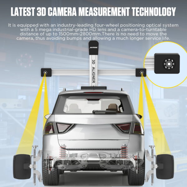 AUTOOL XC503 3D Wheel Aligner - High-Precision Alignment with Advanced 3D Imaging Technology - Image 5