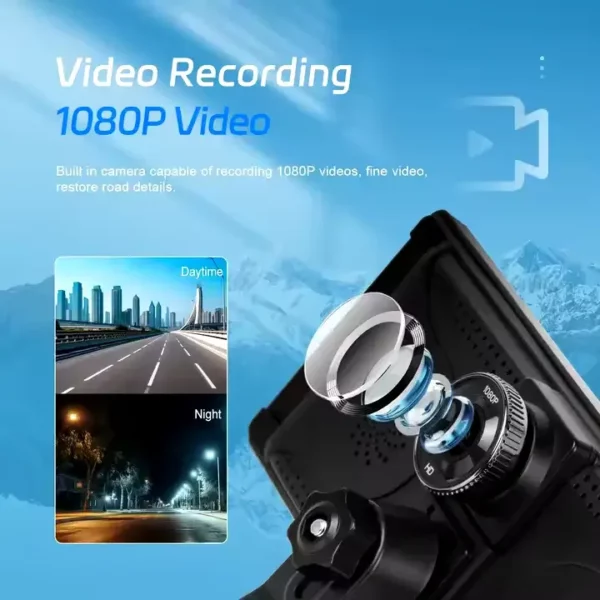 10.36" HD Portable CarPlay/Android Auto Screen with 1080P Front Camera, FM Transmission, and Bluetooth Support | IOS & Android Compatible - Image 8