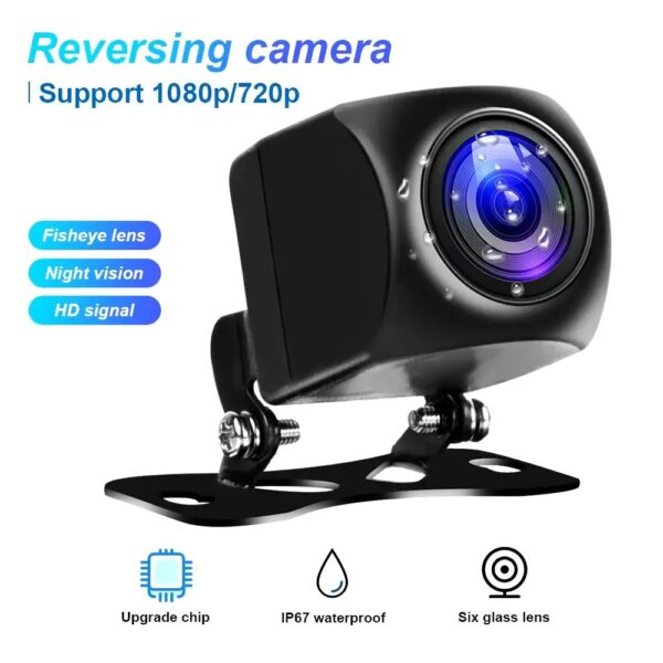 HD 1080P Car Rear View Camera with 170° Wide Angle, Waterproof Night Vision for Parking Assistance - Image 2