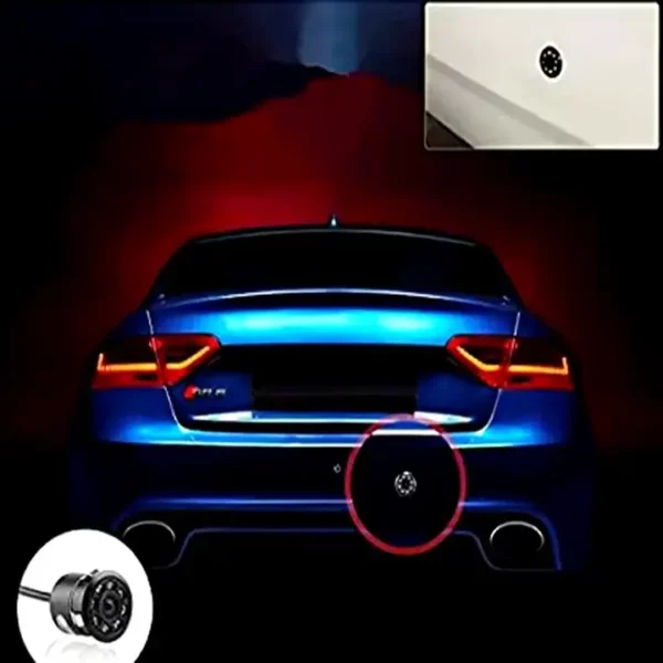 8 LED Car FHD CCD Rear View Camera 170° Wide Angle Night Vision Waterproof Backup Parking Camera - Image 3