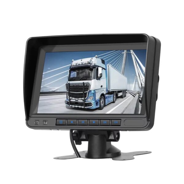 7" HD Wireless Backup Monitor Kit with Solar Charging IP68 Waterproof Night Vision Camera 97m – Ideal for Easy Installation and Enhanced Parking - Image 7