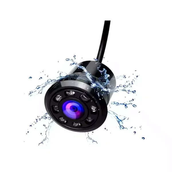 8 LED Car FHD CCD Rear View Camera 170° Wide Angle Night Vision Waterproof Backup Parking Camera