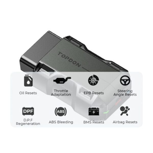 TopScan Moto Diagnostic Scanner | All-Systems Diagnostic Tool for BMW, Ducati & Harley | Bluetooth | iOS & Android Compatible - Image 2