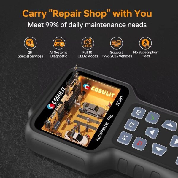 CGSULIT SC880 All-System OBD2 Scanner – Professional Automotive Diagnostic Tool - Image 4