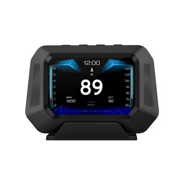 P21 OBD2 HUD Meter – Smart Car Display, GPS + OBD2 Gauge, Inclinometer, Speedometer, Roll Over Warning & Diagnostic Scanner - Perfect for 4x4 Enthusiasts