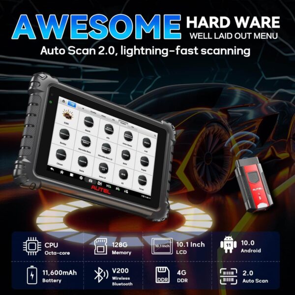 Autel MaxiSYS MS906 Max | 2025 Upgraded MS906Pro | Superior ECU Coding 40+ Services CAN FD & DoIP Auto Scan 2.0 Bi-Directional Control, Support ADAS - Image 7