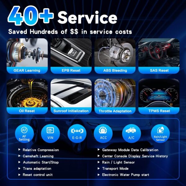 Autel MaxiSYS MS906 Max | 2025 Upgraded MS906Pro | Superior ECU Coding 40+ Services CAN FD & DoIP Auto Scan 2.0 Bi-Directional Control, Support ADAS - Image 8