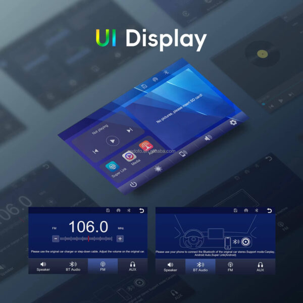 10.1" IPS Portable Car Headrest Tablet – Wireless CarPlay & Android Auto | Touchscreen Car Monitor | IOS & Android Compatible - Image 12
