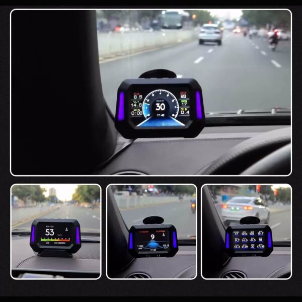 P21 OBD2 HUD Meter – Smart Car Display, GPS + OBD2 Gauge, Inclinometer, Speedometer, Roll Over Warning & Diagnostic Scanner - Perfect for 4x4 Enthusiasts - Image 18