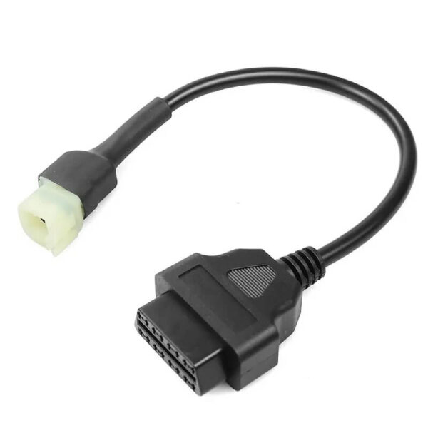 6-Pin Male to OBD 16-Pin Female Adapter Cable – KTM Motorcycle Diagnostic Extension, TuneECU Compatible