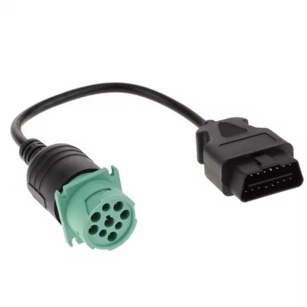 9-Pin to 16-Pin OBD2 Cable Adapter – Universal Truck Diagnostic Connector - Image 4