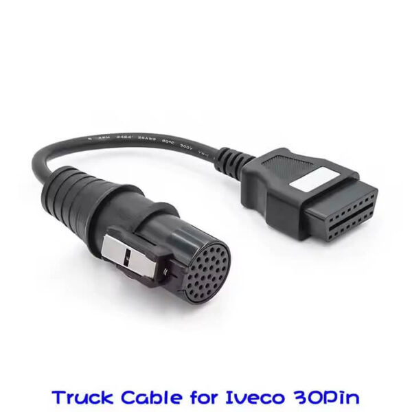 OBD1 to OBD2 30-Pin Male to 16-Pin Adapter Cable – Iveco Truck Diagnostic Connector - Image 3
