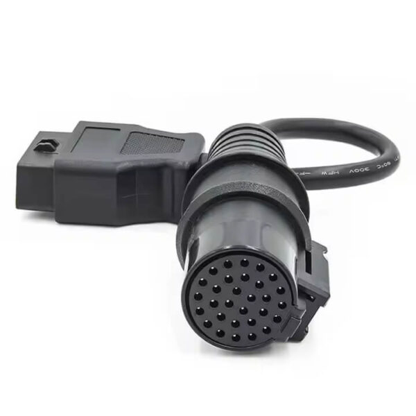 OBD1 to OBD2 30-Pin Male to 16-Pin Adapter Cable – Iveco Truck Diagnostic Connector