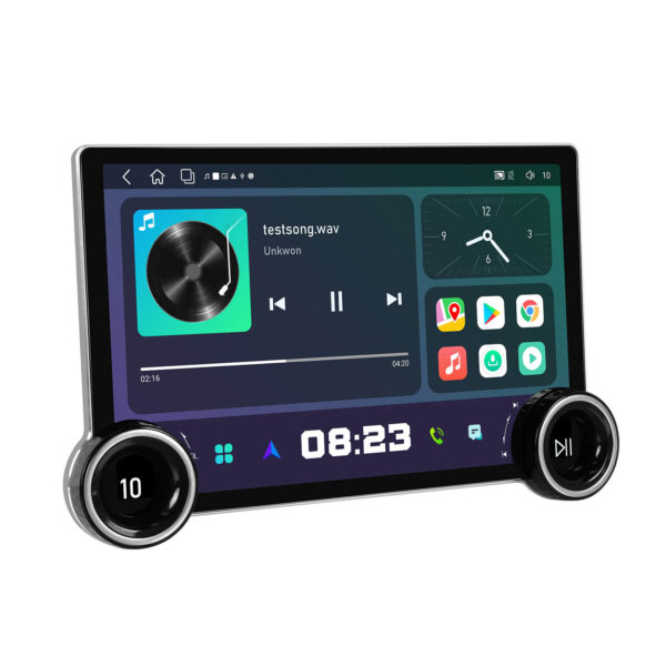 11.5-Inch 2-DIN CarPlay(iOS)/Android Auto Infotainment System with GPS, 4G, WiFi, 2K QLED Touchscreen | Compatible add-ons Reversing & Dash Cameras, OBD2 - Image 4
