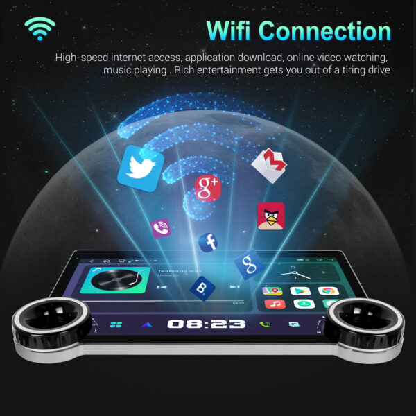 11.5-Inch 2-DIN CarPlay(iOS)/Android Auto Infotainment System with GPS, 4G, WiFi, 2K QLED Touchscreen | Compatible add-ons Reversing & Dash Cameras, OBD2 - Image 30